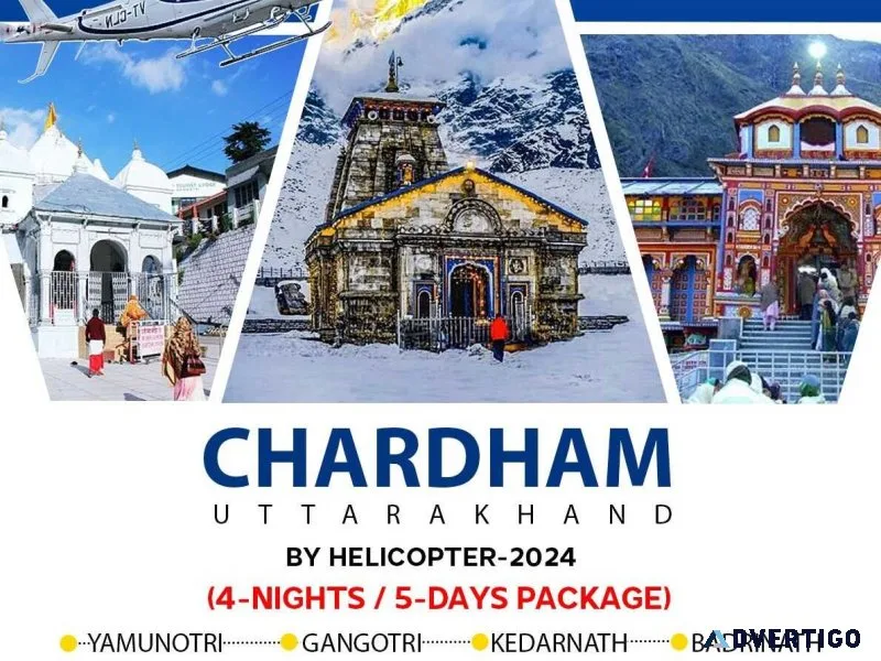 Best chardham yatra by helicopter 2024