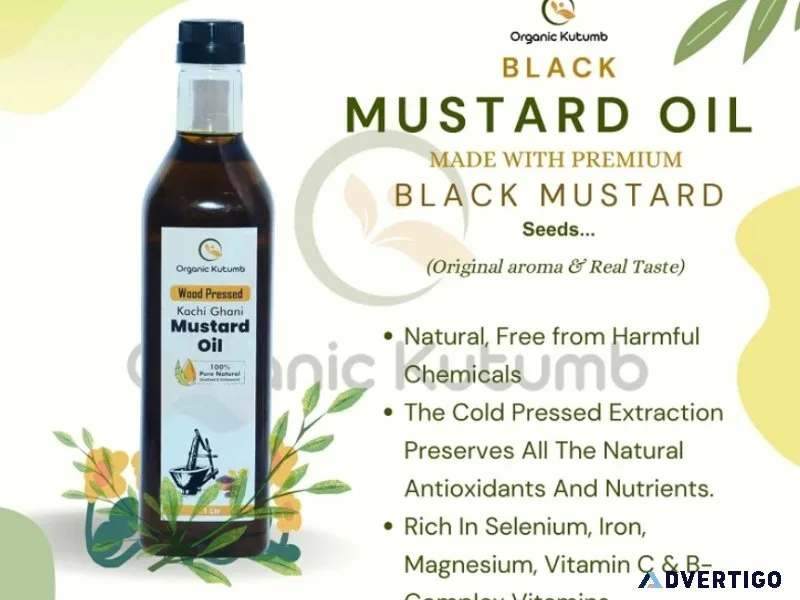 Choose organic mustard oil for a healthier heart