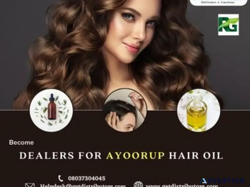 Become dealers for ayoorup hair oil