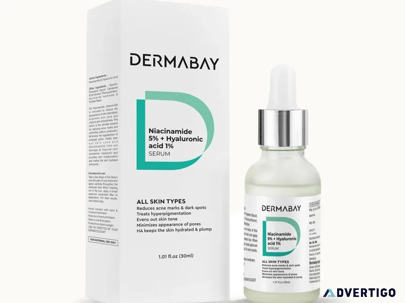 Experience skin perfection: dermabay best niacinamide serum