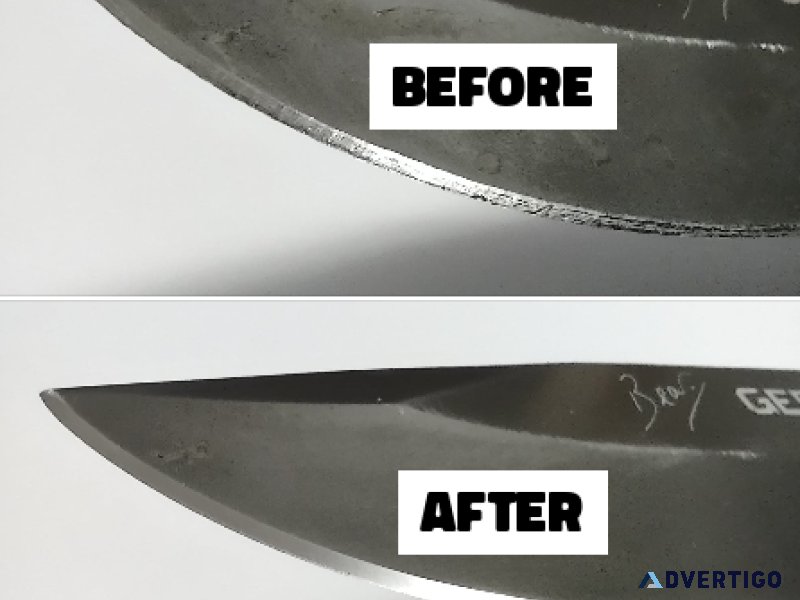 Slice of Perfection Quick and Quality Knife Sharpening