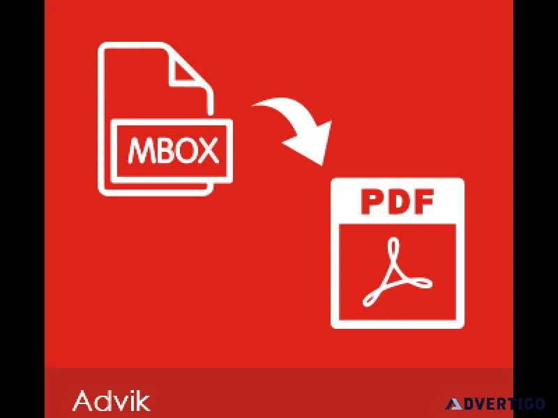 Advik MBOX to PDF Converter