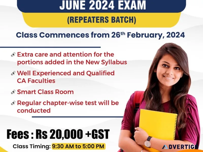 Ca foundation class for june 2024 exam