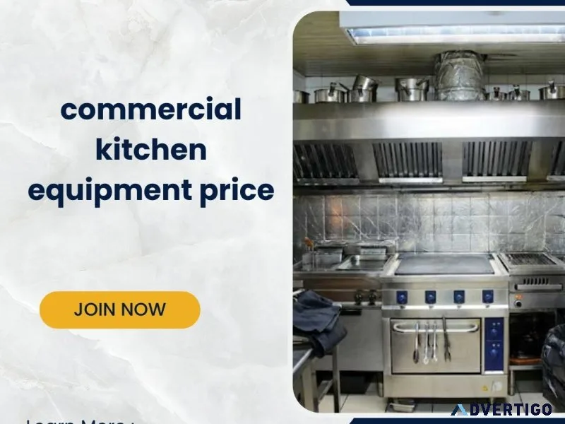 Commercial kitchen equipment price