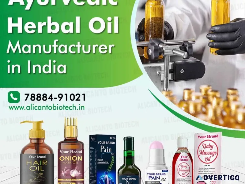 Ayurvedic herbal oil manufacturer in india
