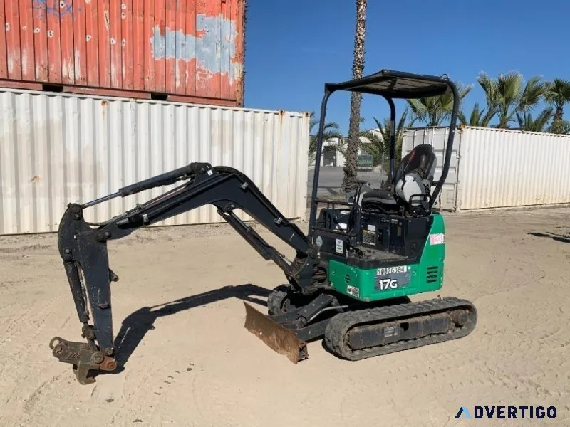 2018 JOHN DEERE 17G MINI HYDRAULIC EXCAVATOR 1763101241