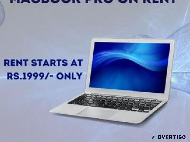 Macbook pro on rent in mumbai starts at rs1999/- only