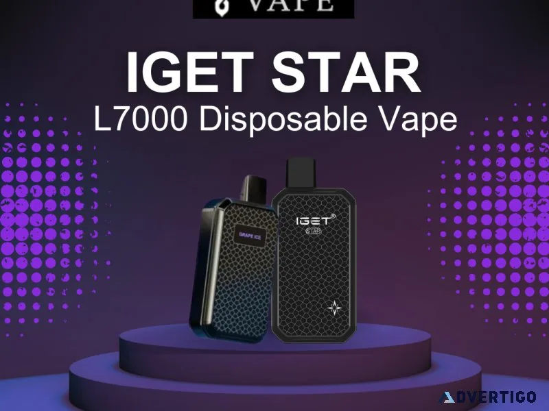 Buy iget star l7000 disposable vape online in india