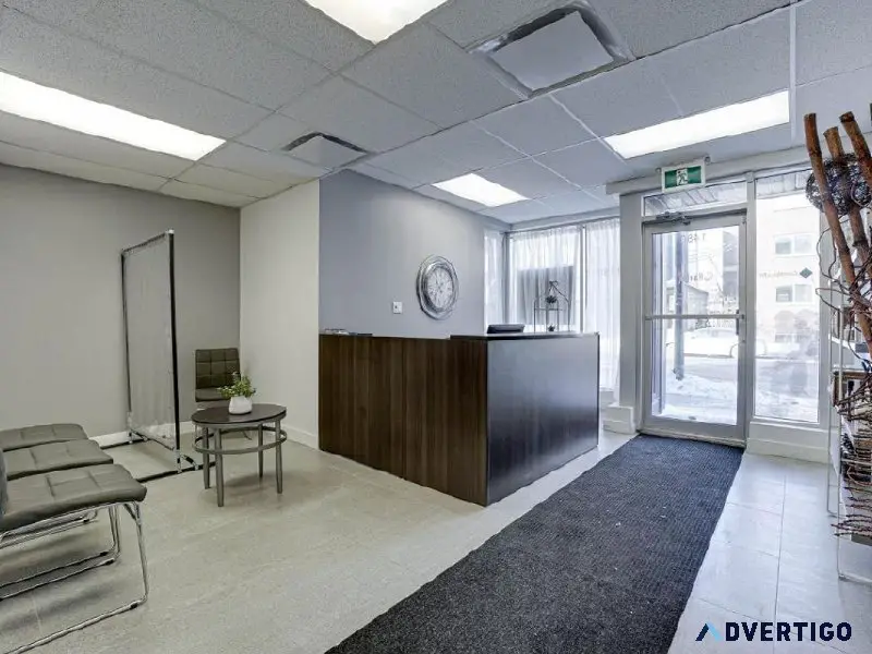 1646 sqft space facing the CLSC Villeray EXCELLENT VISIBILITY