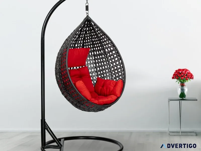 Buy kyoto egg style single seater swing upto 60%off