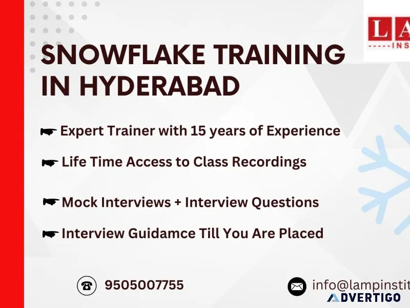 Snowflake training in hyderabad