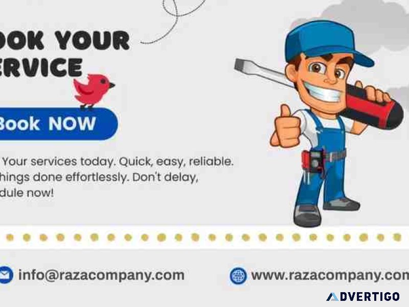 Raza company home appliances repair and services provider