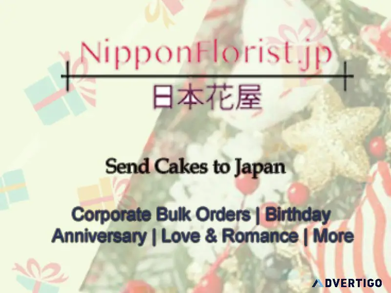 Seamless and delightful online cake delivery service in japan