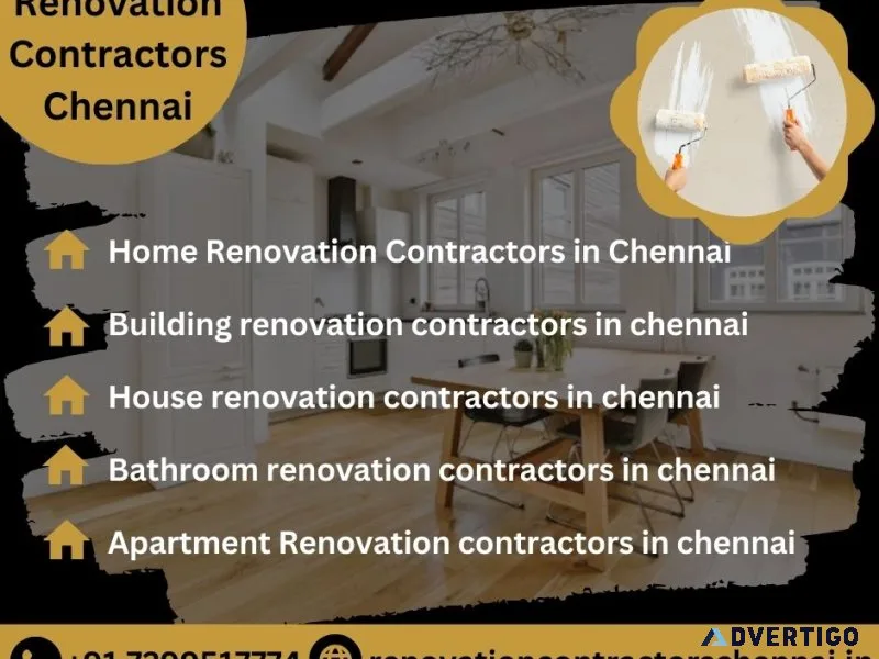 House renovation contractors in chennai