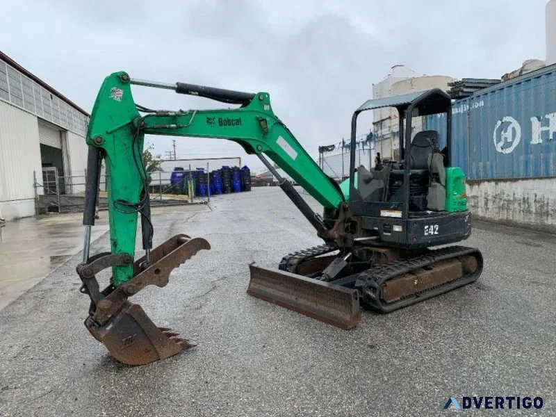 2016 BOBCAT E42 MINI HYDRAULIC EXCAVATOR 1321102241