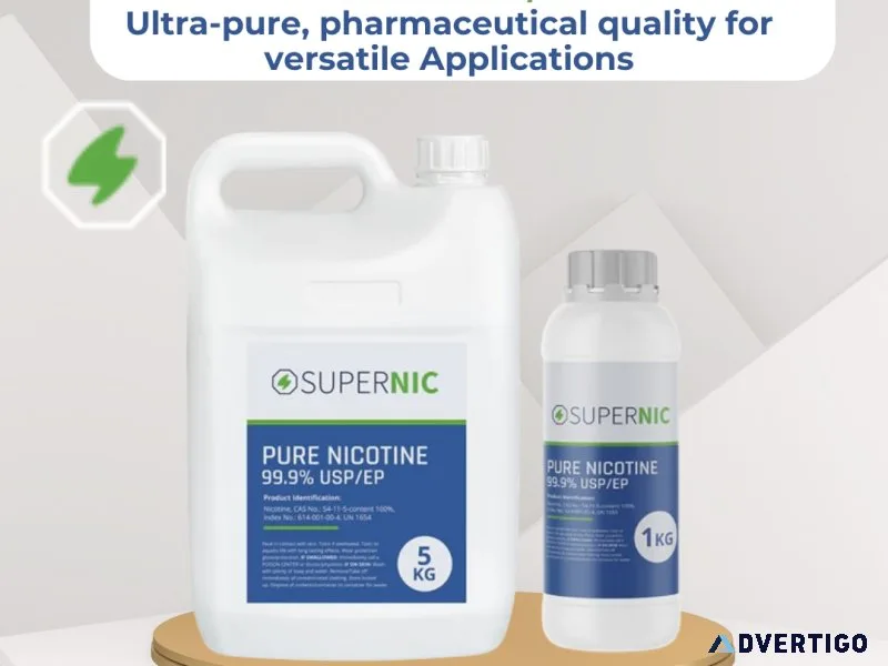 Pure nicotine usp/ep 99+