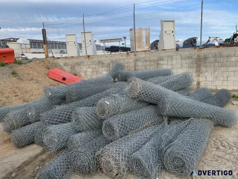 ASST. ROLLS OF CHAIN LINK FENCING