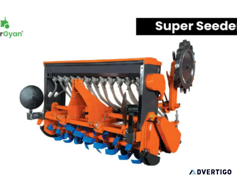 Tractor super seeder in india 2024 - tractorgyan