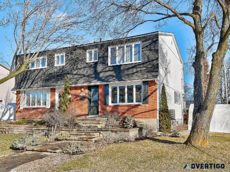 Charming well-maintained semi cottage in Brossard