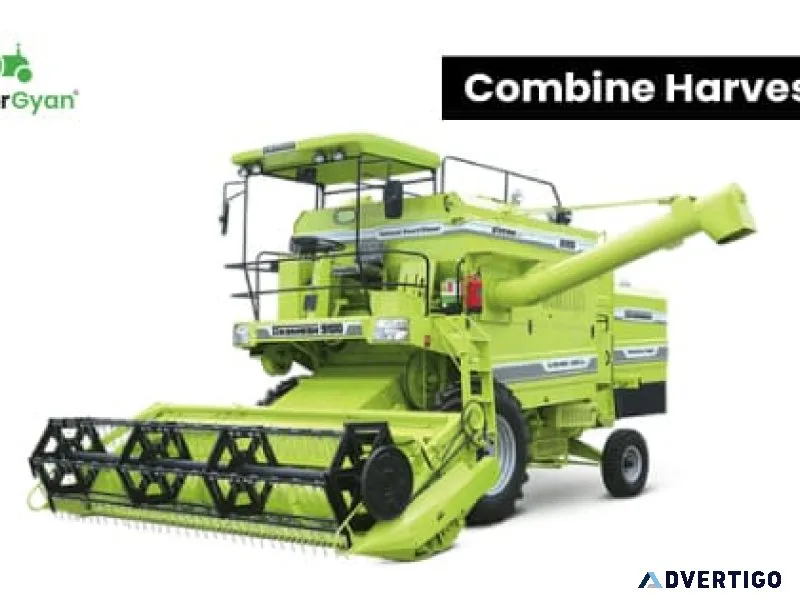 Tractor combine harvester in india 2024 - tractorgyan