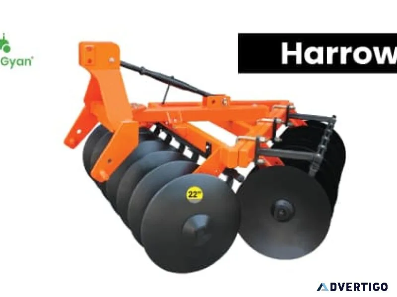 Best tractor harrow in india 2024 - tractorgyan