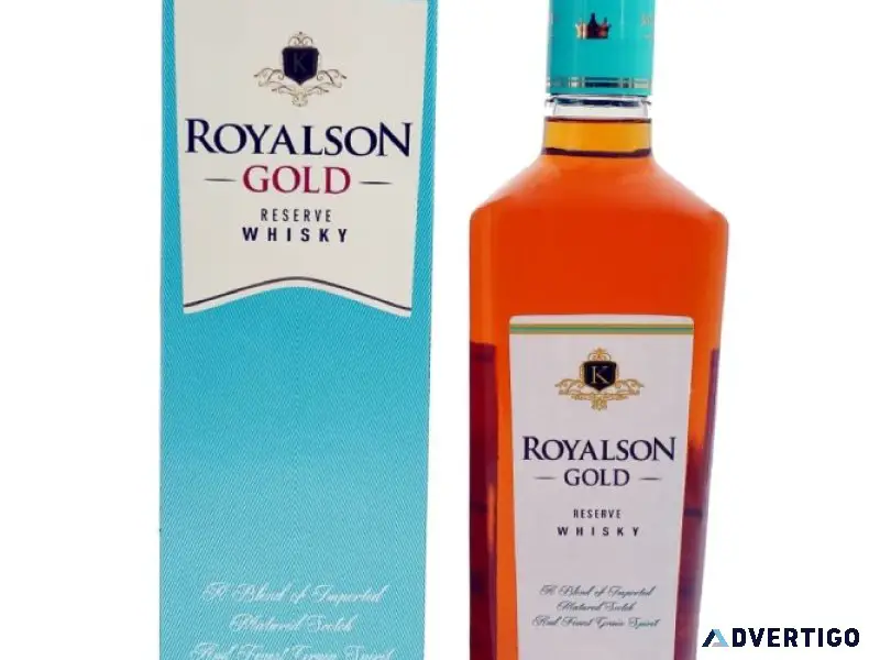 Royalson gold single malt scotch whisky