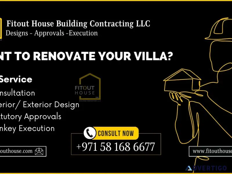 Interior fitout company | villa renovation contractors