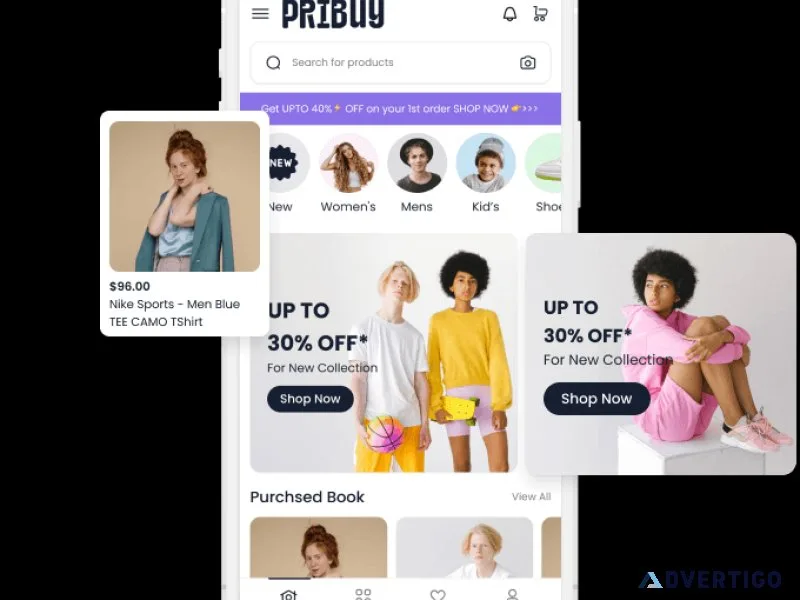 Showcase your brand identity with e-commerce app development