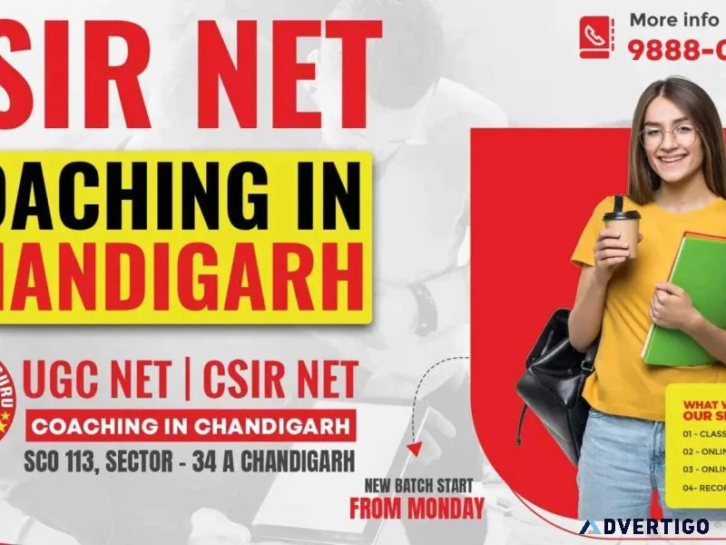Csir net coaching in chandigarh