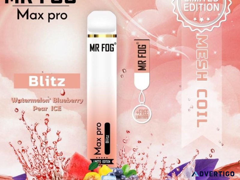 Shop Mr Fog Max Pro Limited Edition 2000 Puffs