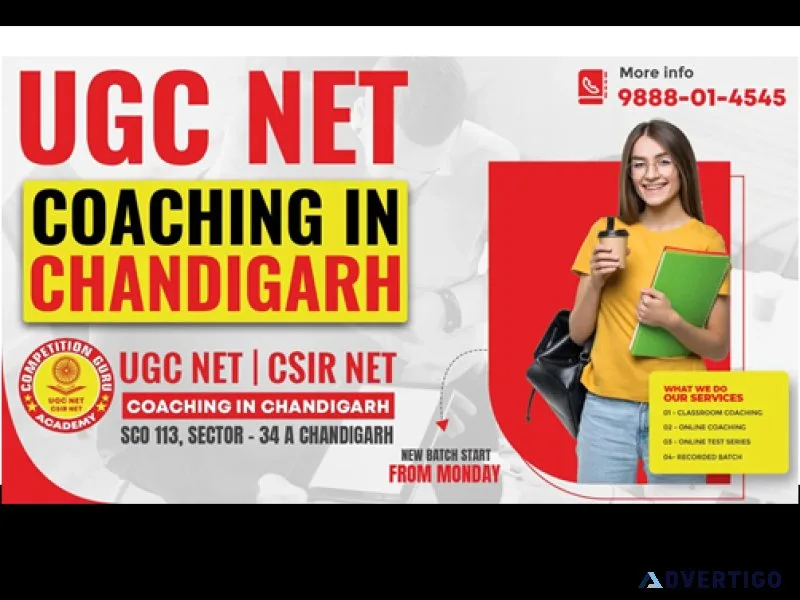 Ugc net coaching in chandigarh