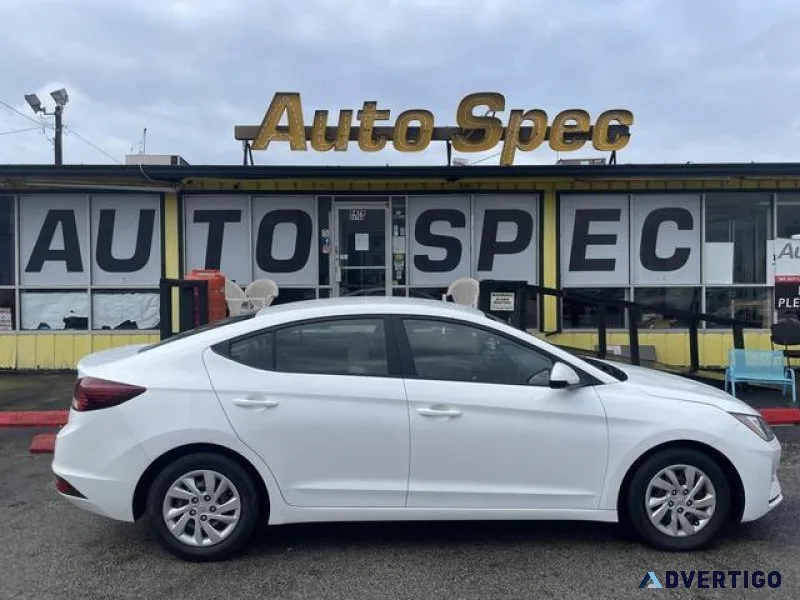 2019 Elantra 3500 Down (In-House)