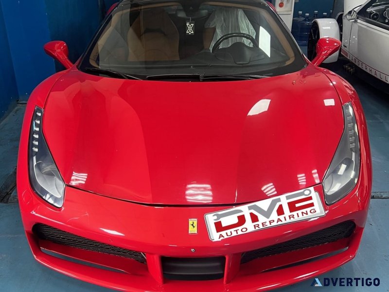 Dme auto repairing - trusted ferrari repair in dubai