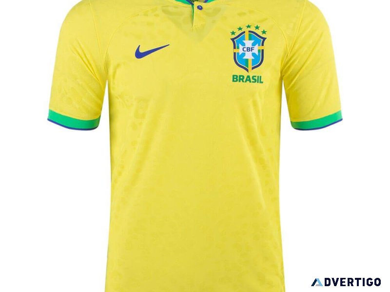 Brazil 2223 Authentic Home Jersey by Nike