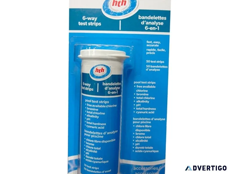 HTH&reg 6-Way Test Strips