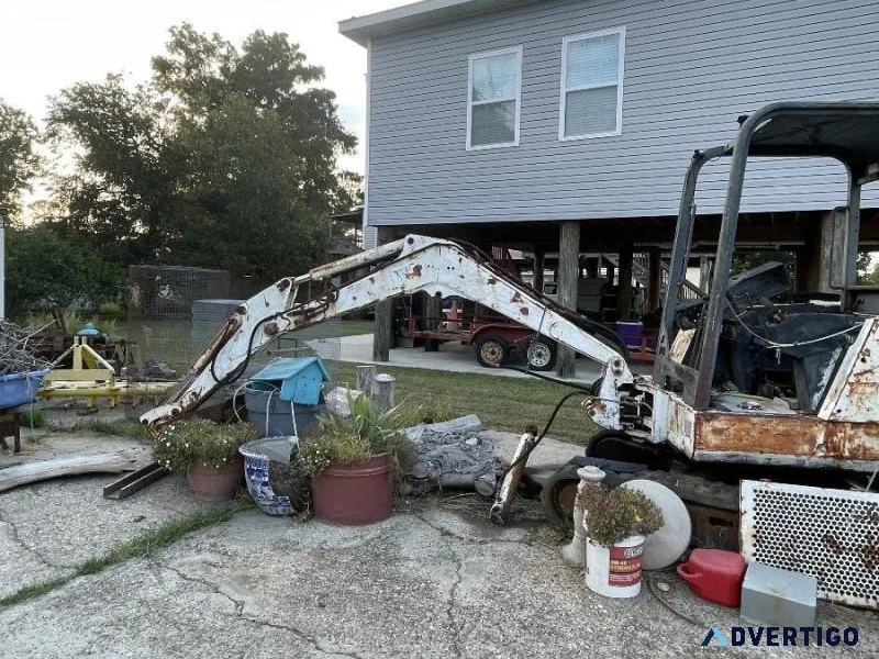 Bobcat excavator