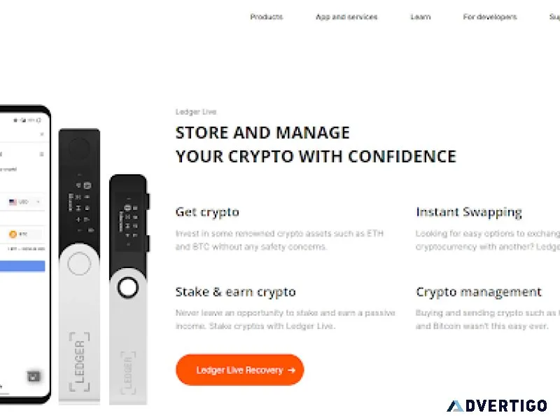 Managing your crypto portfolio : ledger live login