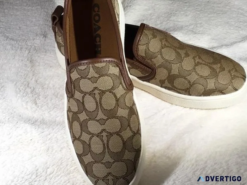 New  Coach slip on shoes