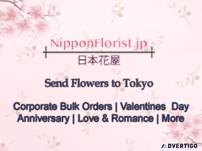 Send beautiful flowers to tokyo - fast online delivery