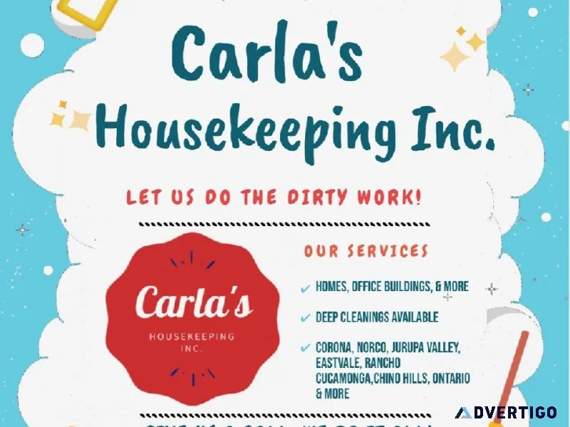 Carla&rsquos Housekeeping Inc 951-549-664