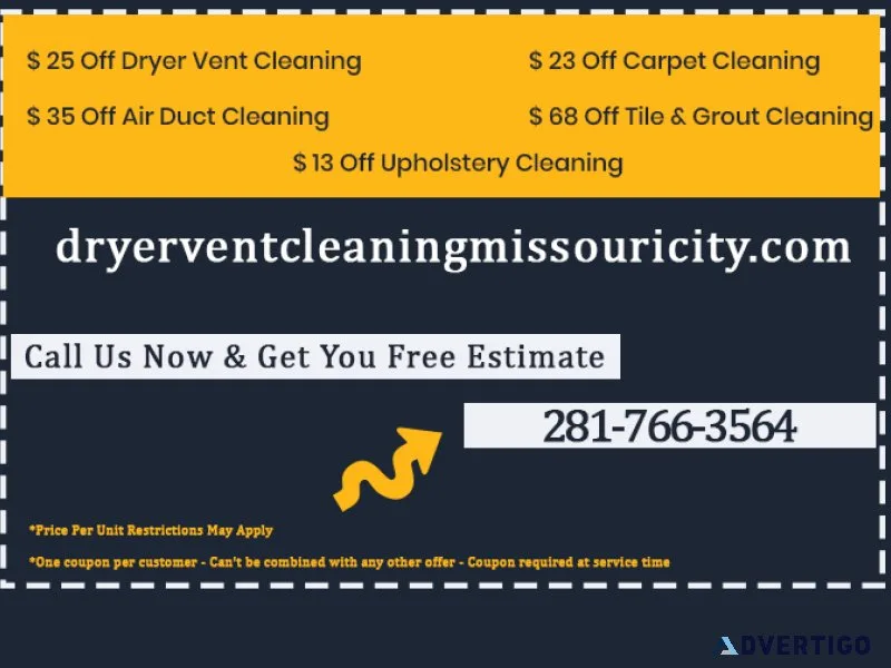 Dryer Vent Cleaning Missouri City TX