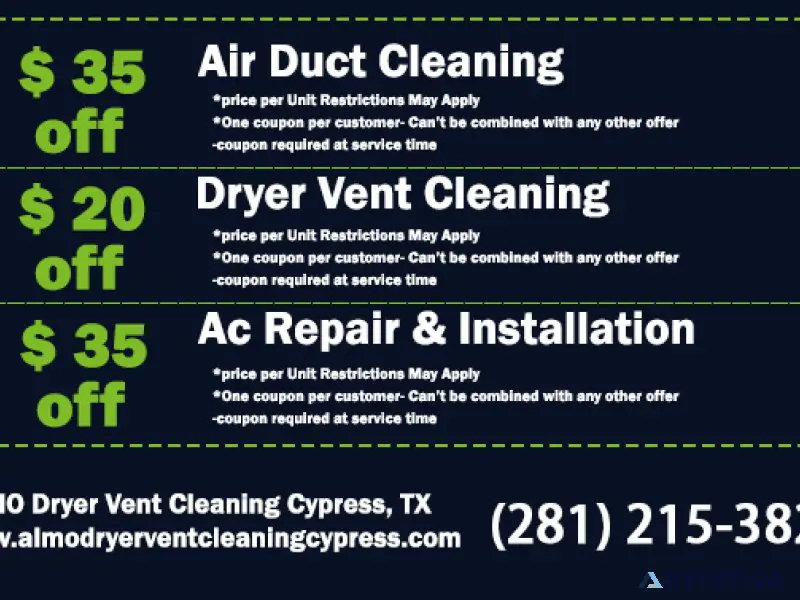 Almo Dryer Vent Cleaning Cypress