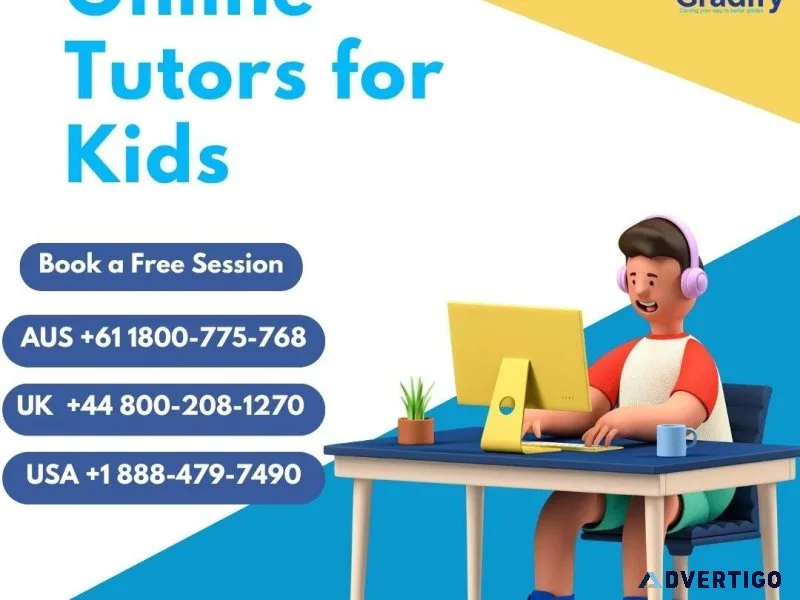 Online Tutors for Kids  44 800-208-1270  Gradify Tutors