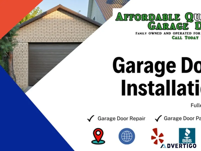 Garage Door Installation Fullerton CA