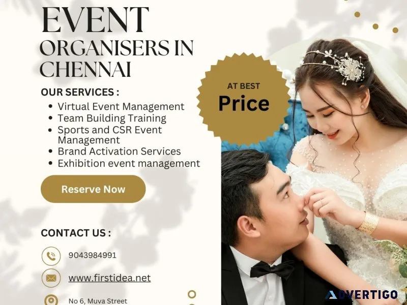 Event planners in chennai