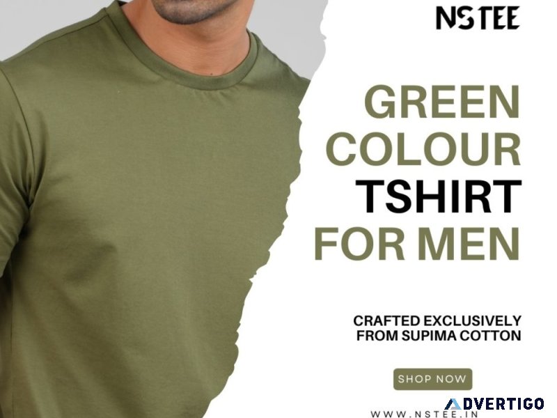 Green colour tshirt