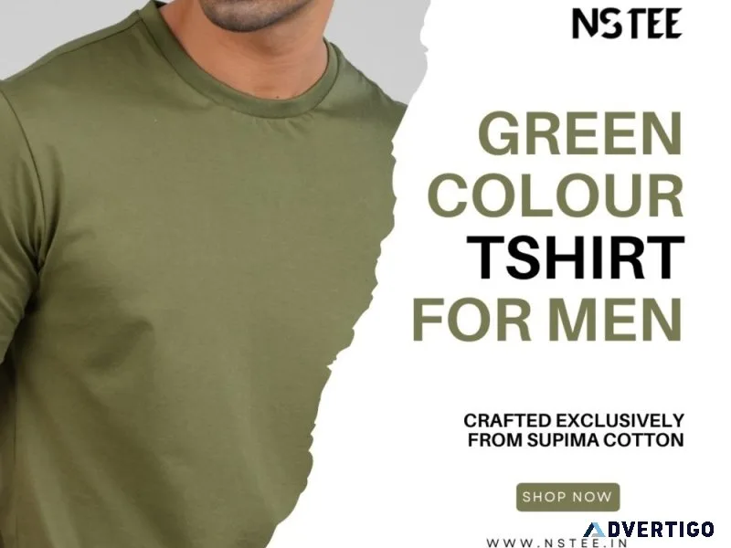 Green colour tshirt