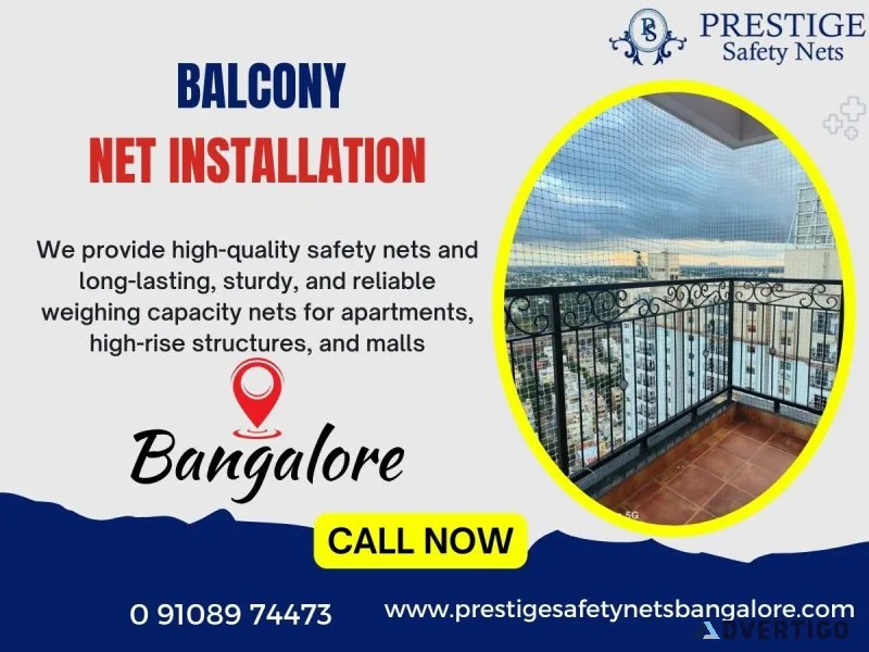 Get now best balcony safety nets in bangalore with low price