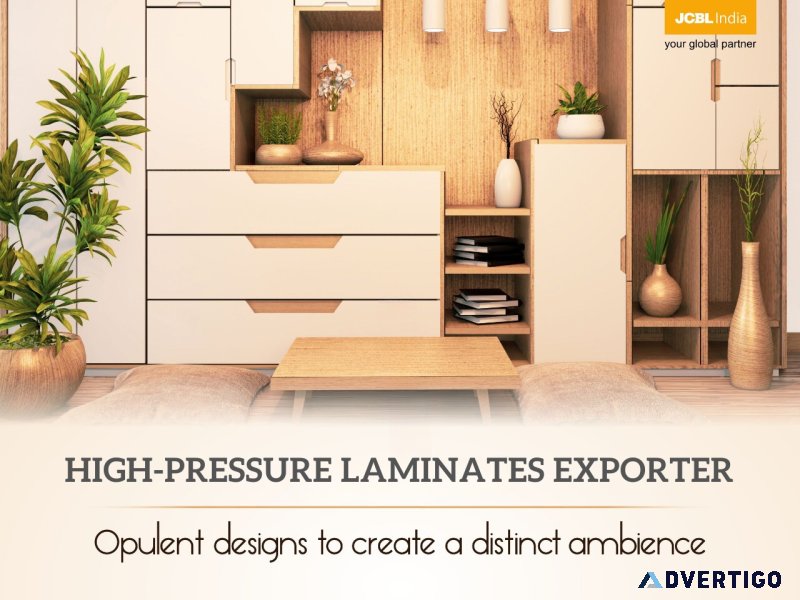 Renowned high-pressure laminates exporter in india