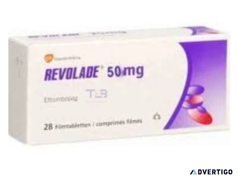 Revolade 50mg eltrombopag tablets